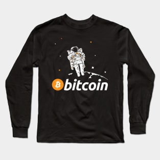 BITCOIN - TO THE MOON Long Sleeve T-Shirt